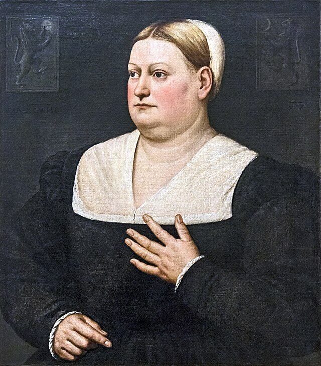 Bernardino Licinio's Portrait of a Lady.